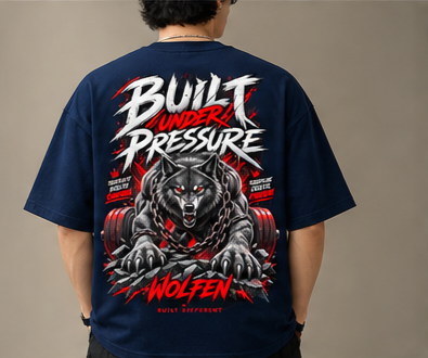 Wolfen Build Under Pressure Oversized Classic T-Shirt
